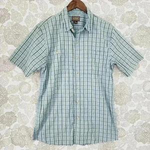 Schmidt Workwear button down short sleeve Men's M Textured